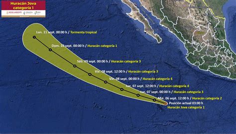Trayectoria del huracán Jova: a dónde se dirige y qué estados y países amenaza